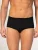 zd ZERO DEFECTS Slip ‘Senior Prinstriped Fly Front Brief’  zwart
