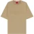 Hugo Heren Dinkee Logo Oversized T-shirt (Beige)