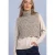 Jacquard kraag met luipaardprint