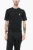 Katoenen TRAVEL T-shirt met ronde hals in zwart