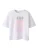 NAME IT Shirt  rosa / donkerroze / zilver / wit
