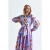 Florale Print Maxi A-Lijn Jurk