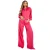 I Saw It First Dames/Dames Satijnen Broek Met Wijde Pijpen (Heet Roze)