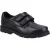 Hush Puppies Logan SNR Leren Zwarte Schoenen Voor Jongens