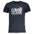 Cavalli Class Verfspetter Logo Donkerblauwe T-Shirt