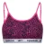 Reebok Bralette voor dames met Berry Zebra-print (Roze/Zwaar)
