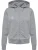 Hummel Sportief sweatvest ‘Go 2.0’  stone grey / wit