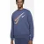 Nike Heren Multi Swoosh Crewneck Sweatshirt in Navy
