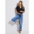 Street One Dames Blouse met bowlingkraag in Zwart