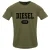 Diesel Heren Diepe Diepten Varsity Logo T-Shirt (Olijfgroen)