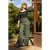 Topvintage exclusive ~ Sasha Pinstripe pantalon in olijfgroen