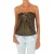 Dames-Mouwloos T-shirt met wijd gebreid topeffect 10DMT0084