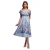 Damesjurk Goddiva Bardot A-Line Scuba