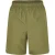 Lacoste Heren-shorts van geweven stof, effen, met elastische tailleband en een relaxte pasvorm (Kaki Groen)