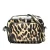 Tweedehands Luipaardprint Leren Camera Tas