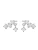 Hey Happiness Oorbellen ‘Starlit Drop’  zilver