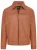 Heren bruin retro klassiek leren Harrington bikerjack – Drammen