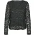 Vero Moda Vmelga ls short boatneck glitter to antraciet