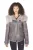 Grijze Toscana Shearling vliegende jas voor dames, Teresina