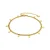 Luxenter armband afgewerkt in 18 karaats geel goud – Hadras