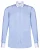 Heren club kraag blauw shirt jaren 1920 Peaky Blinders met Bar Poplin Pin Smart