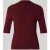 MORE & MORE Gebreid shirt van viscosemix met een geribde ronde hals