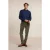 River Woods Custom Fit Cotton Uni Shirt Blue