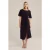 We Fashion Dress Mid Length Dark Purple