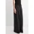 Mango wide leg regular waist pantalon zwart