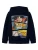 NAME IT Sweatshirt ‘NKMJIL DRAGON’  navy / opaal / geel / donkeroranje