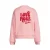 Me & My Monkey rechtvallende sweater met backprint