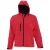 SOLS Heren Replay Soft Shell Jas met capuchon (Peperrood)