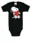 LOGOSHIRT Rompertje/body ‘Snoopy – Heart’  zwart