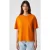 T-shirt met relaxte pasvorm, ronde hals en splitten