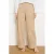 LOLALIZA wide leg regular waist broek beige