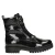 Gabor lakleren veterboots met profielzool – zwart