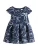 Next Jurk  navy / wit