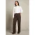 LOLALIZA wide leg broek – bruin