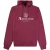 Aquascutum Heren Actieve Grote Logo Hoodie (Bordeaux)