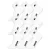 Starter Sokken  zwart / wit