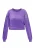 faina Sweatshirt ‘Fashion Look’  donkerlila / zilver
