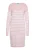 SANIKA Gebreide jurk  rosa / wit