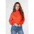EsQualo Sweater Raglan Col Red Clay