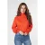 EsQualo Sweater Raglan Col Red Clay