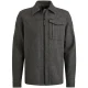 Pme Legend Overshirt Woolblend Herringbow Grijs heren