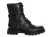 Tamaris Leopard Veterboots zwart Textiel