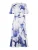 YAS Jurk ‘YASThea’  blauw / navy / grijs / wit