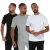 Collective Club katoenen T-shirt voor heren, set van 3, verschillende kleuren