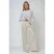 Crew Neck Lange Mouwen Wafel T-shirt