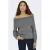 ONLY trui met wol grijs melange gebreid